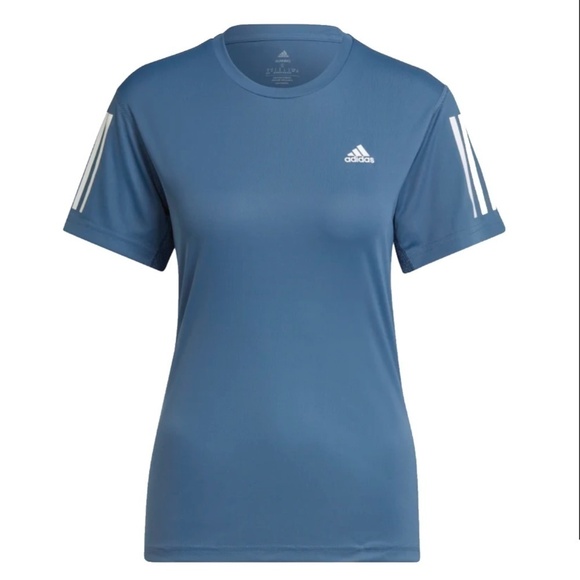 ADIDAS Own The Run Tee Shirt Top t-shirt Athletic Recycled Materials Sustainable - Picture 3 of 10